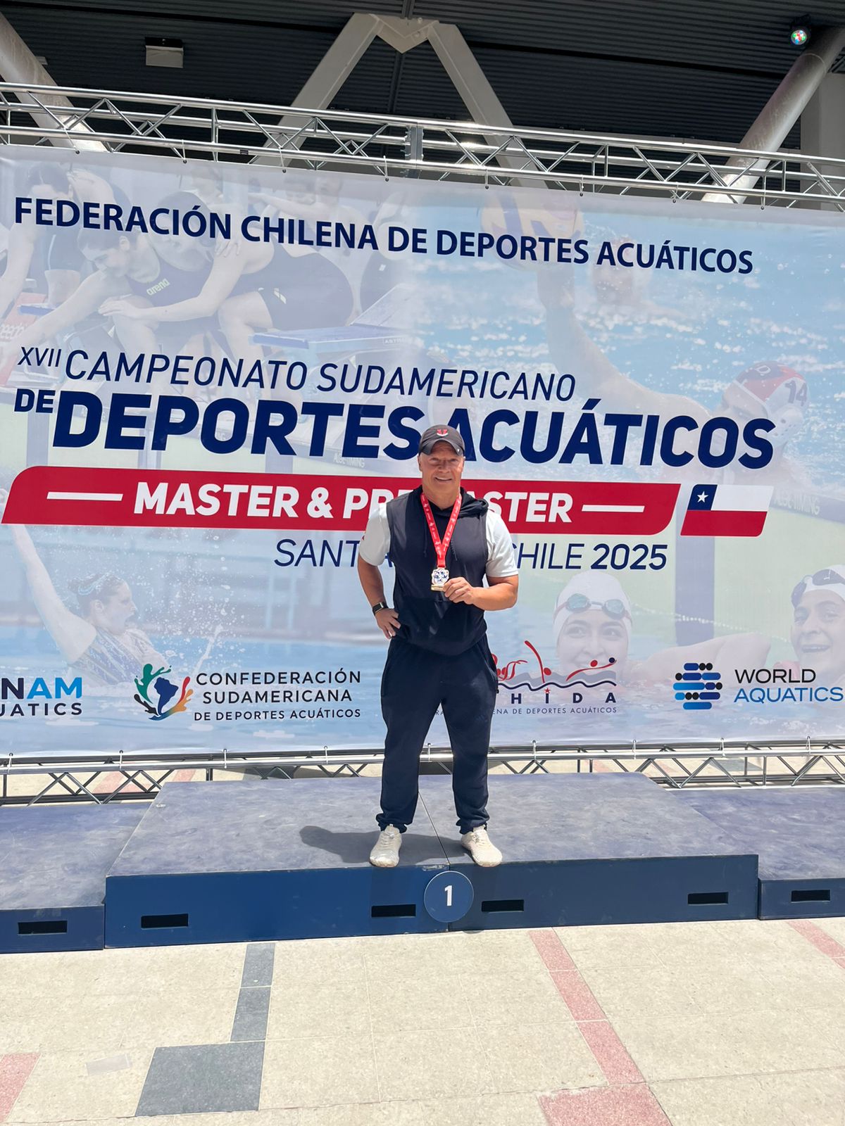 Daniel at South American Championship podium
